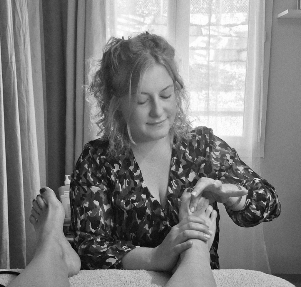 photo portrait Megan Réflexologie