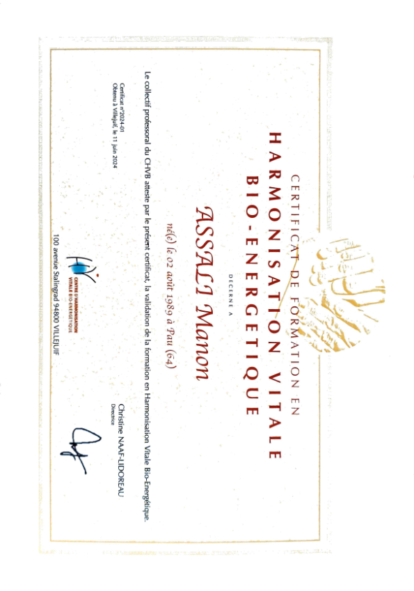 photo diplome Manon Assali