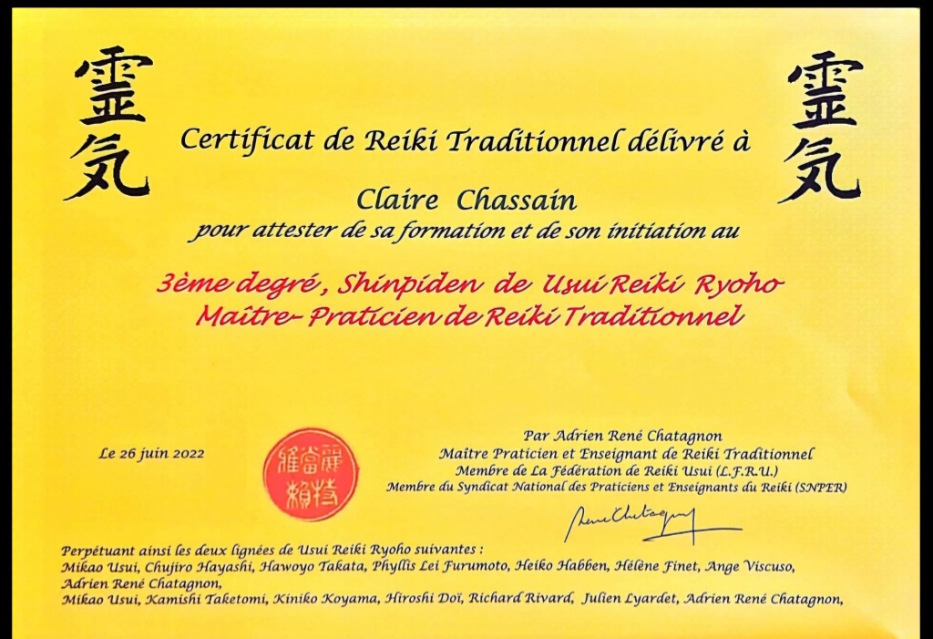 photo diplome Claire Chassain