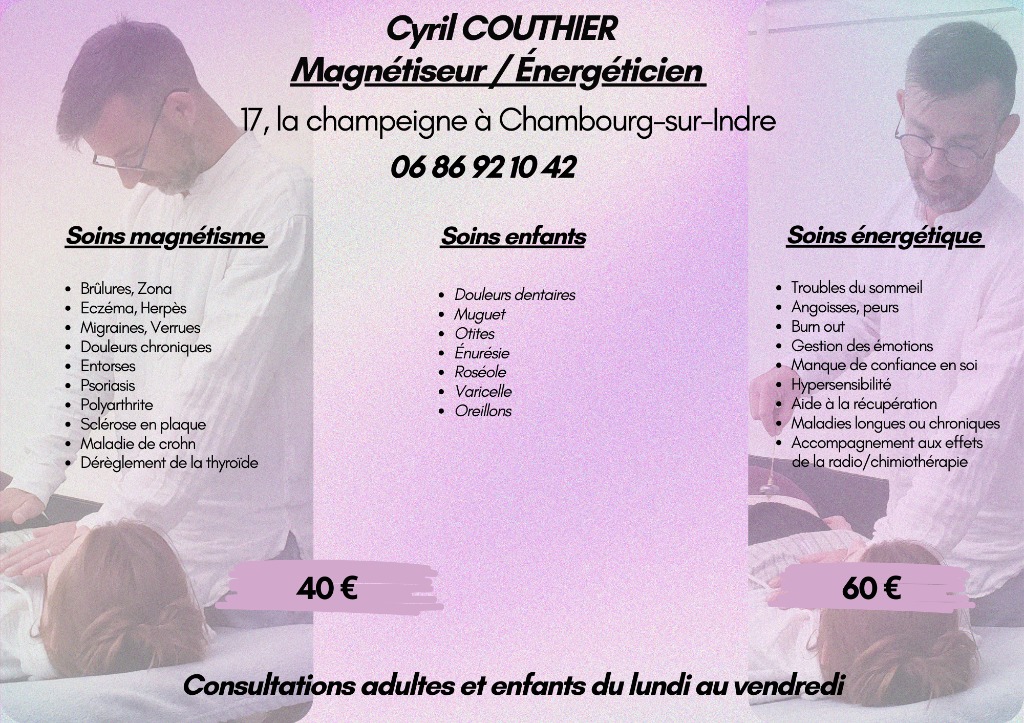 photo activite Couthier cyril Energeticien
