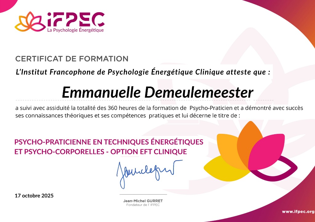 photo diplome Emmanuelle Demeulemeester