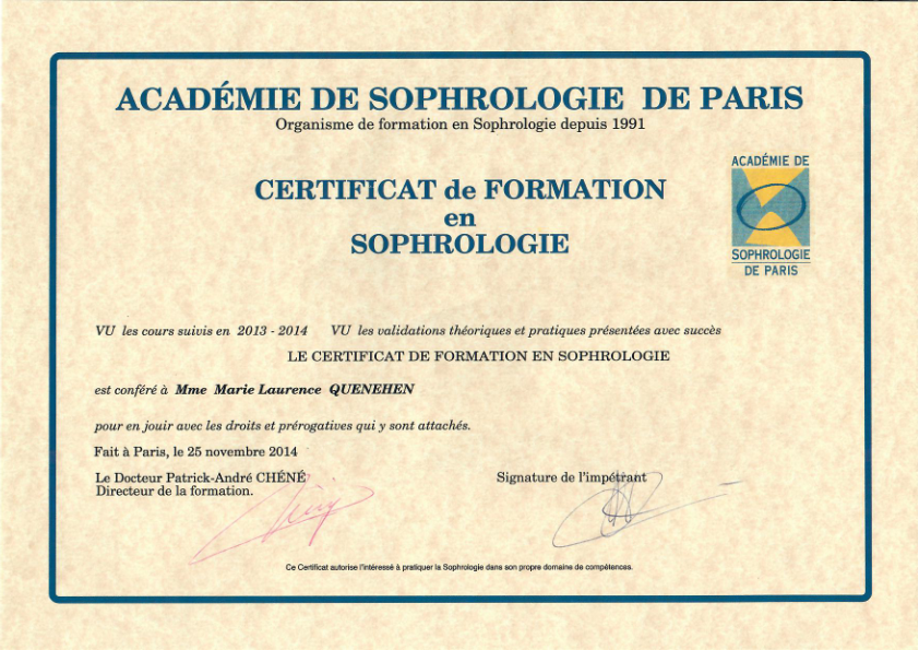 photo diplome Marie Quenehen