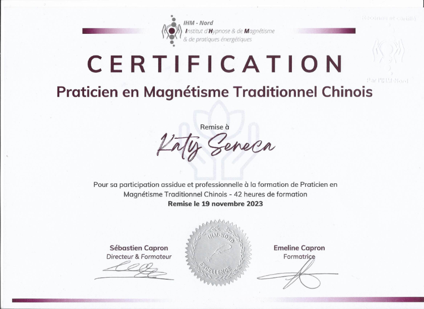 photo diplome Katy Seneca
