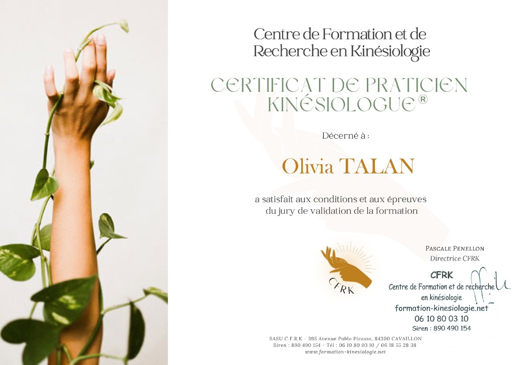 photo diplome Olivia Talan