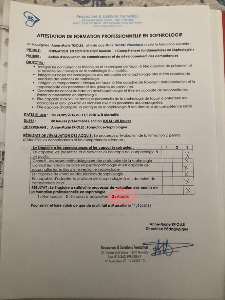 photo diplome Vero CT