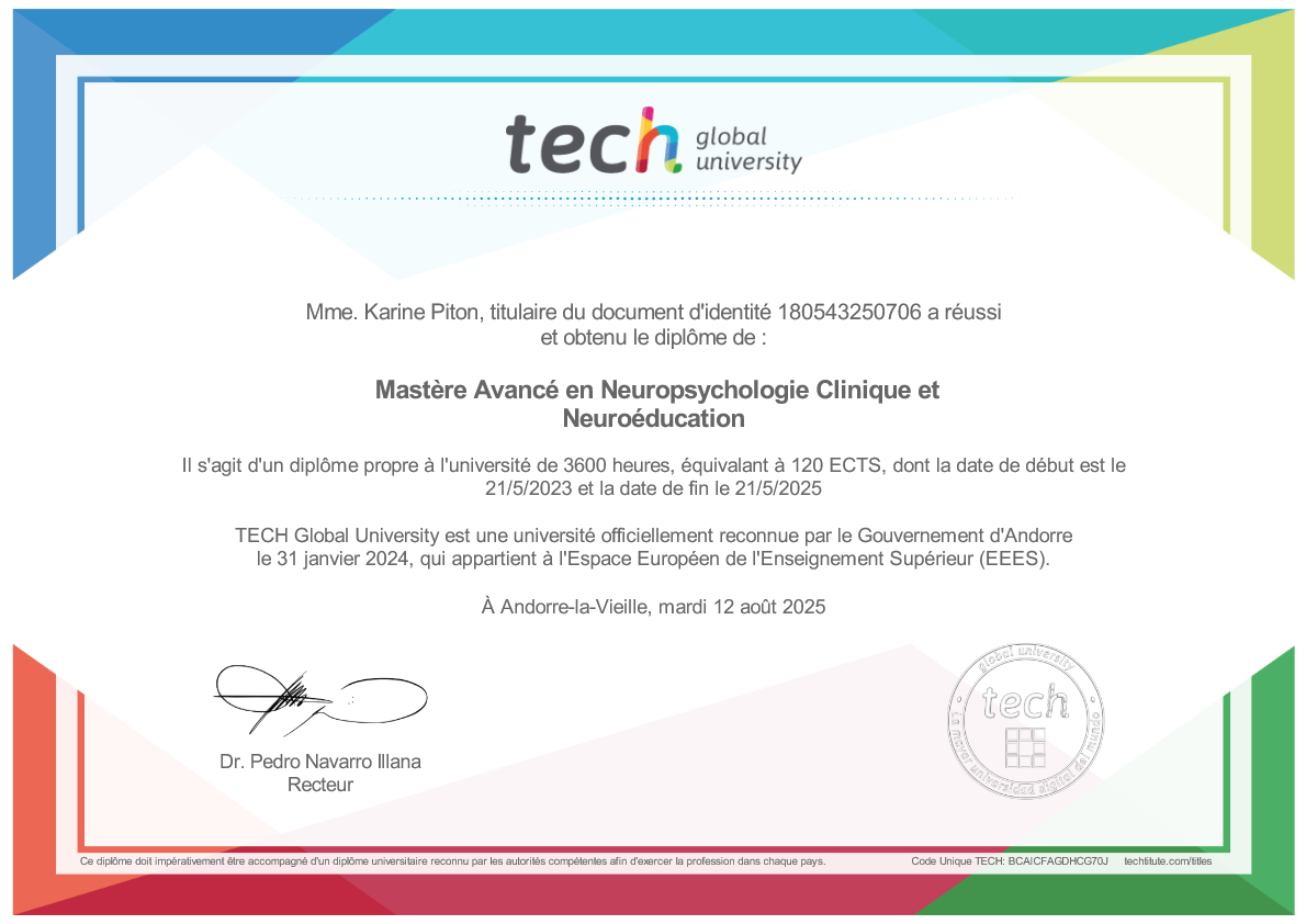 photo diplome KARINE PITON