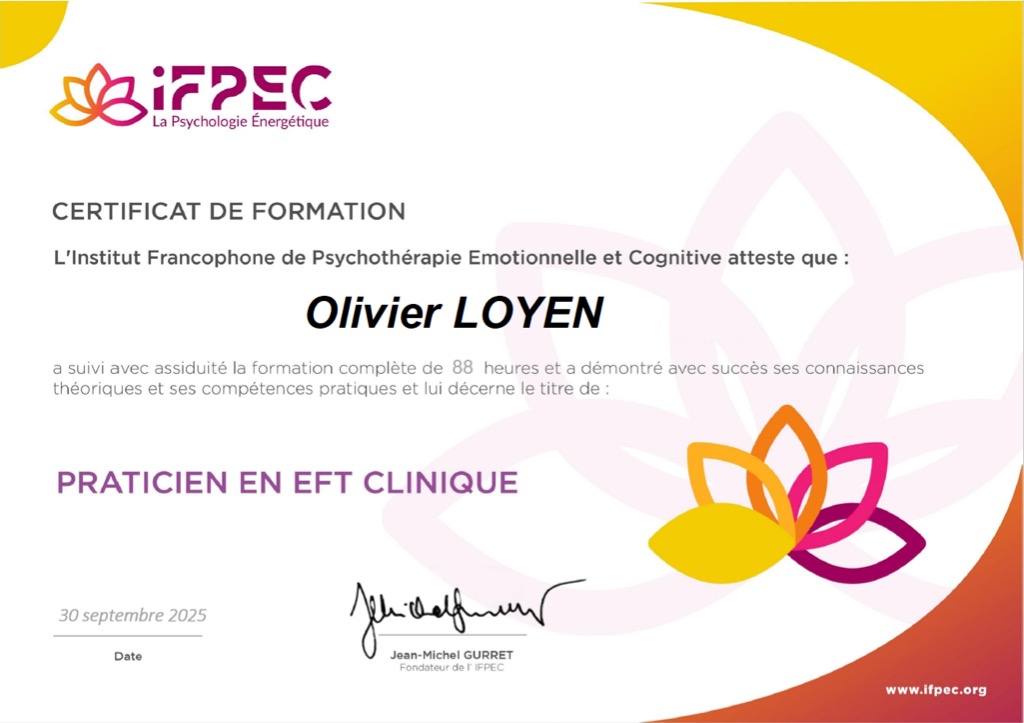 photo diplome Olivier LOYEN