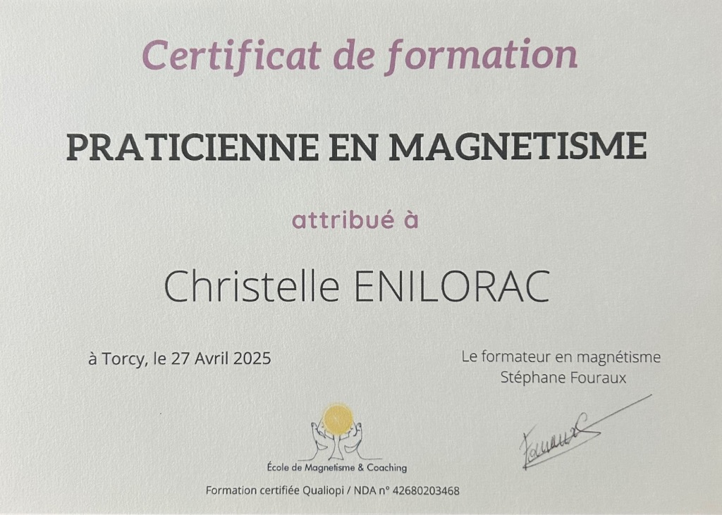 photo diplome Christelle