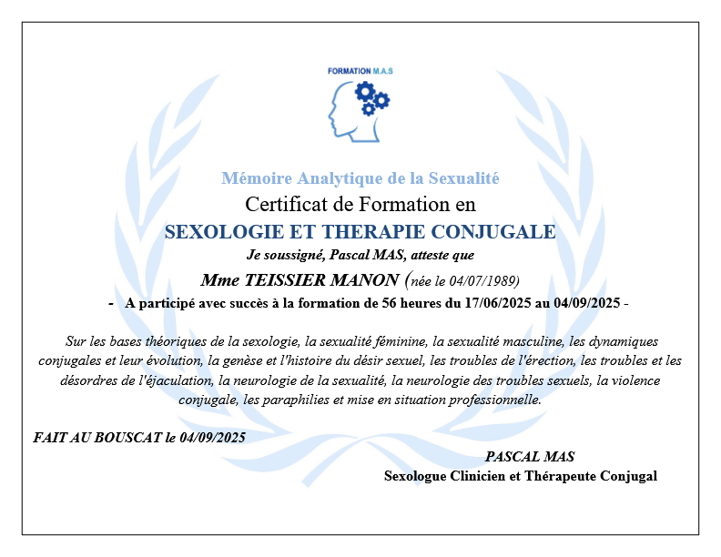 photo diplome Sexologue à Angers - Manon teissier