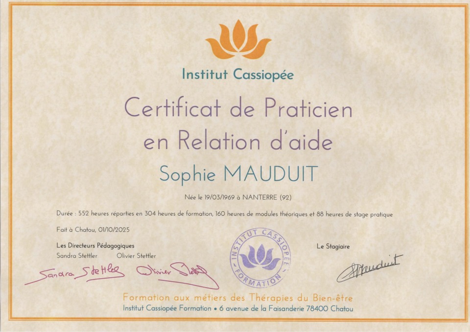 photo diplome SOPHIE MAUDUIT