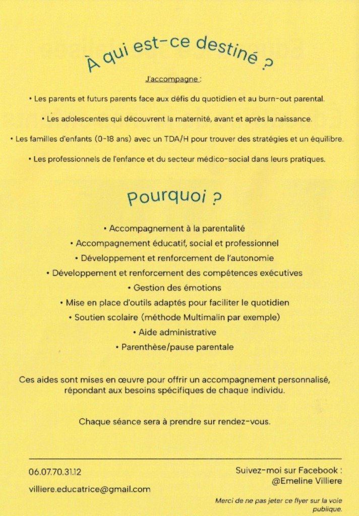 photo activite Emeline VILLIERE