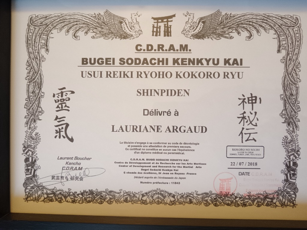 photo diplome Lauriane Argaud