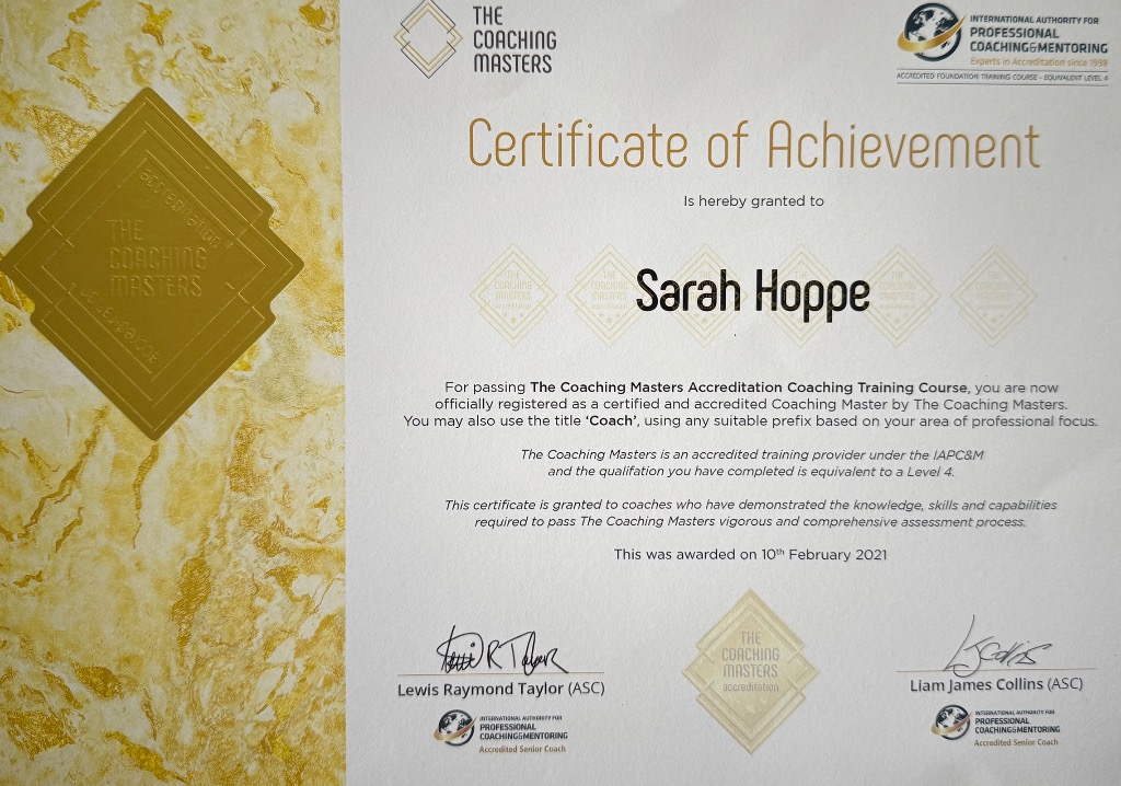 photo diplome Sarah Hoppe 