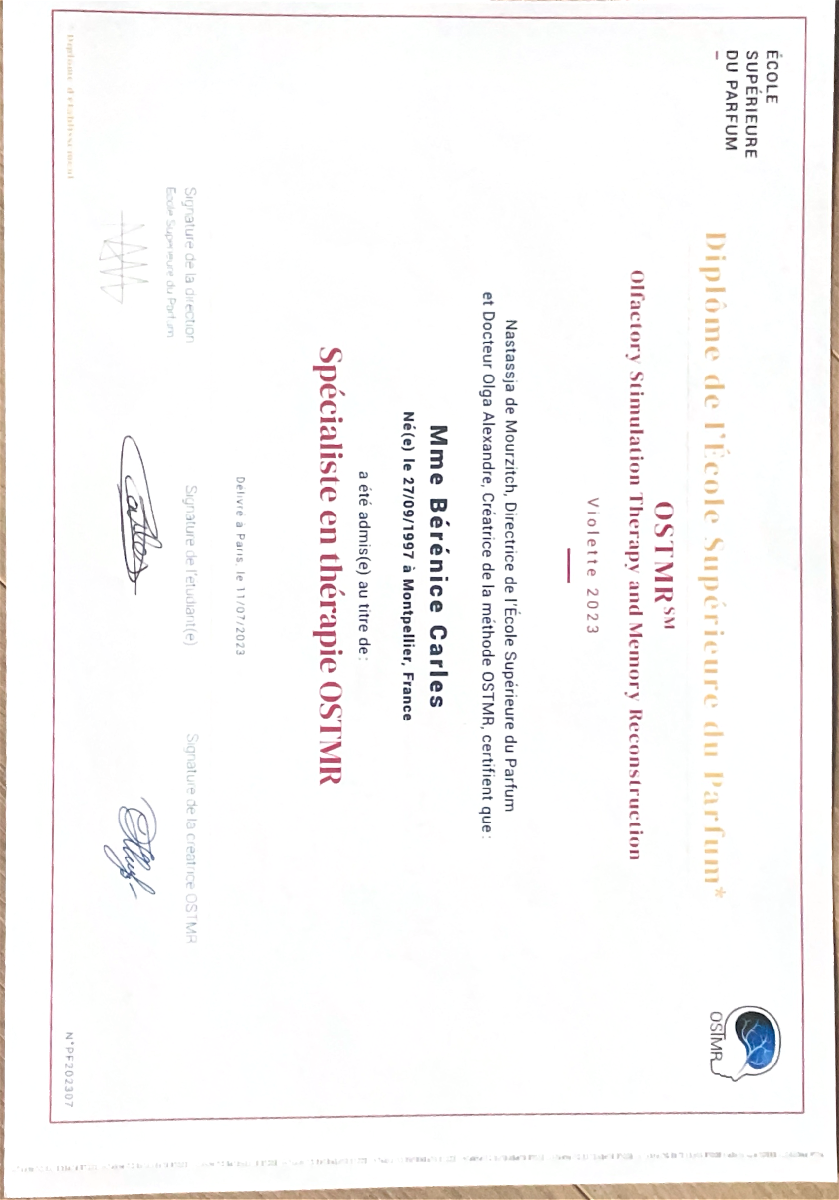 photo diplome Odolicat 