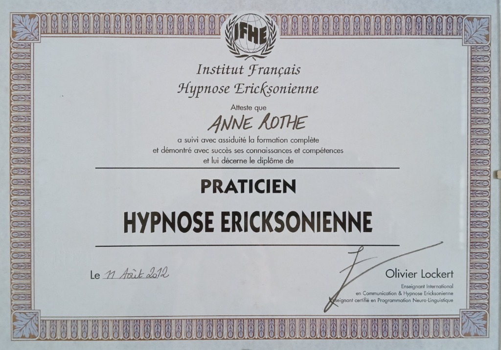 photo diplome Anne Rothé