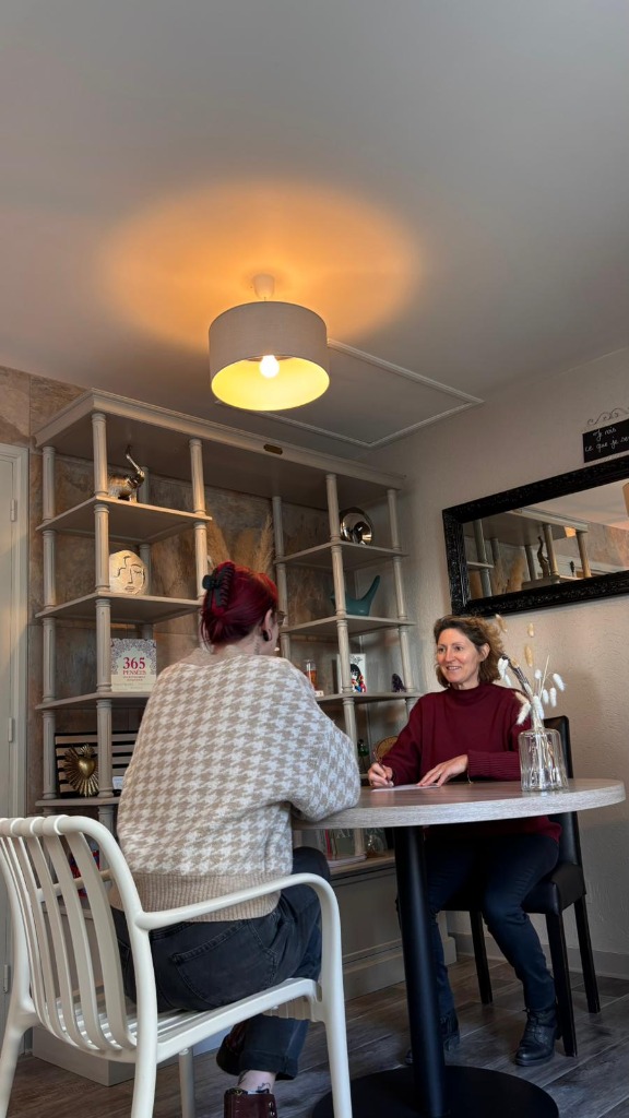 photo seance Mélisa Guinet Sophrologue 