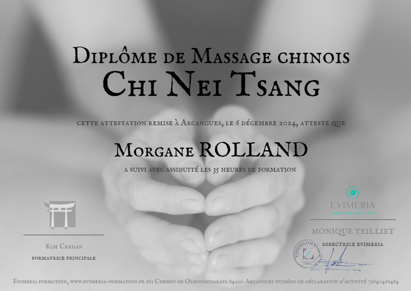 photo diplome Morgane ROLLAND