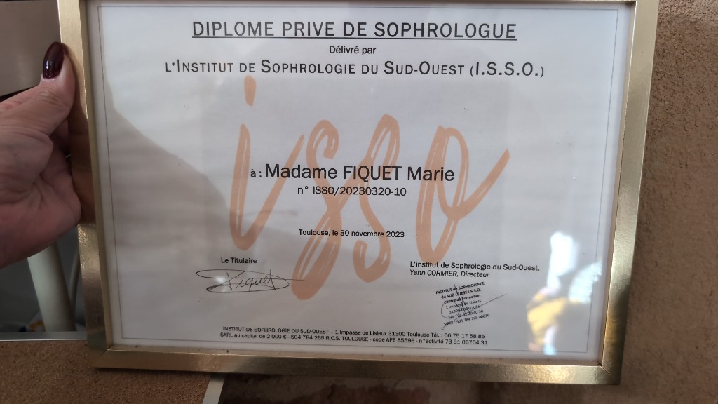 photo diplome Marie Fiquet 