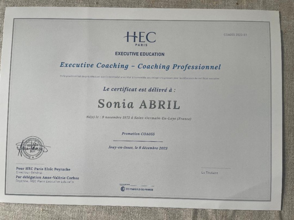 photo diplome Sonia Abril