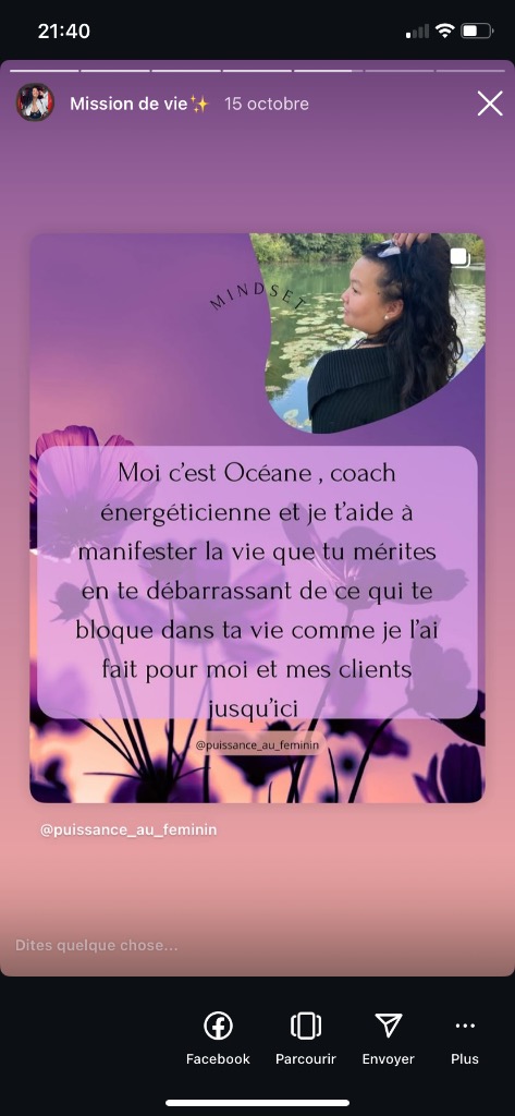 photo activite Océane lo