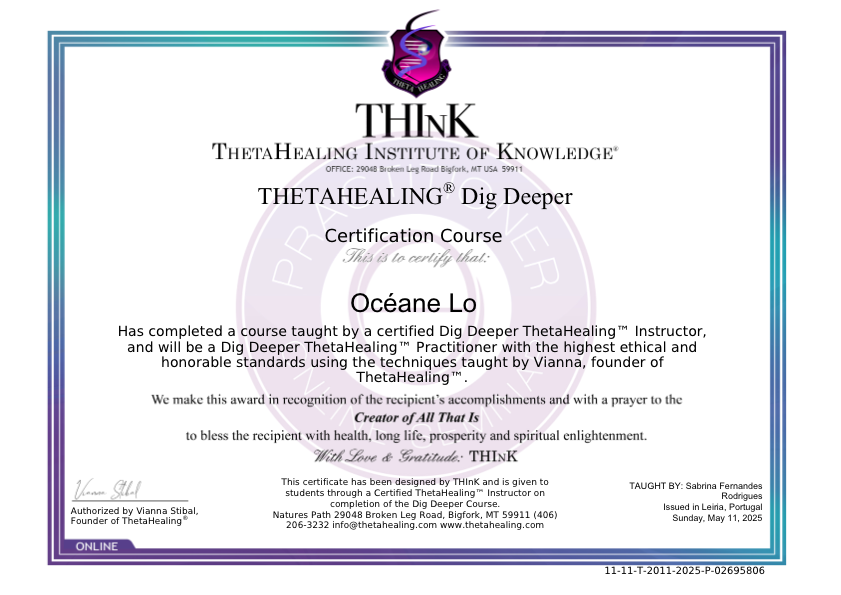 photo diplome Océane lo