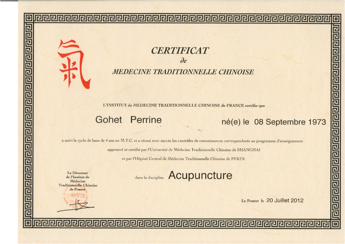 photo diplome Perrine Gohet