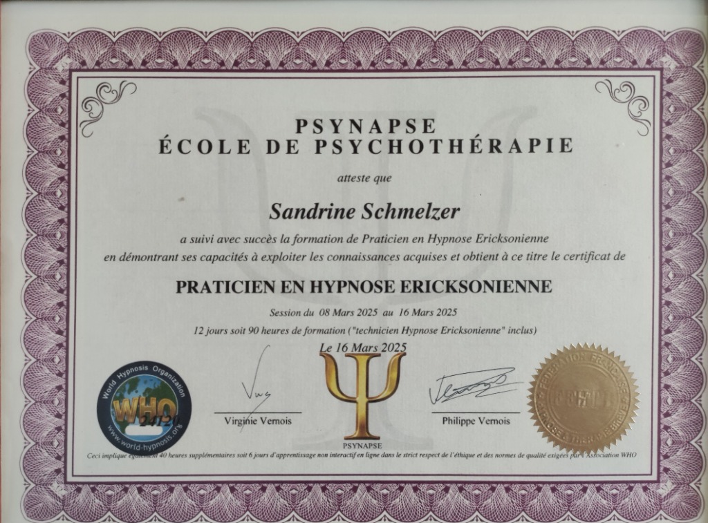 photo diplome HAUSSMANN Sandrine