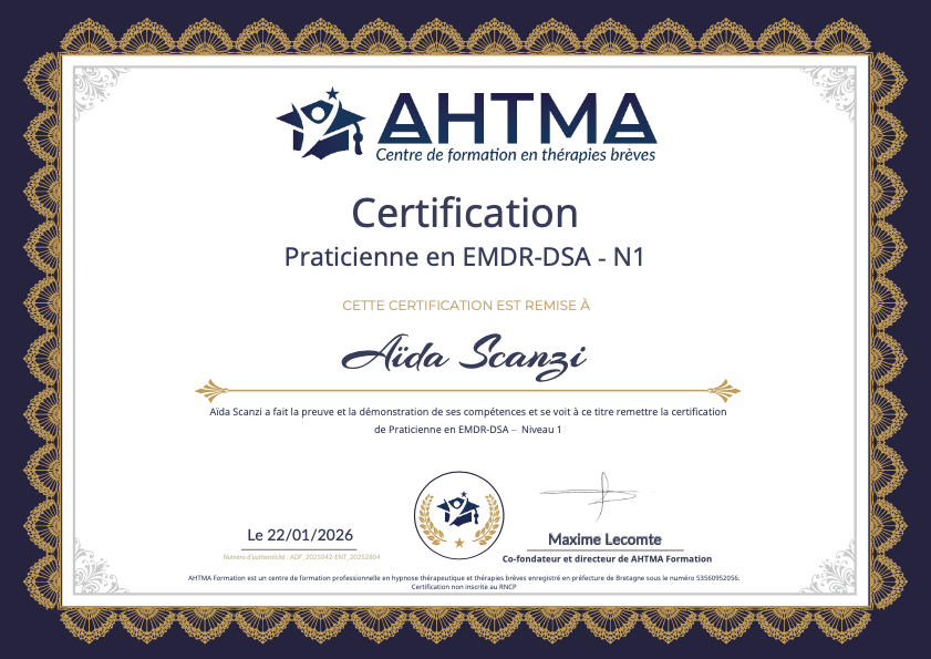 photo diplome Aïda Scanzi