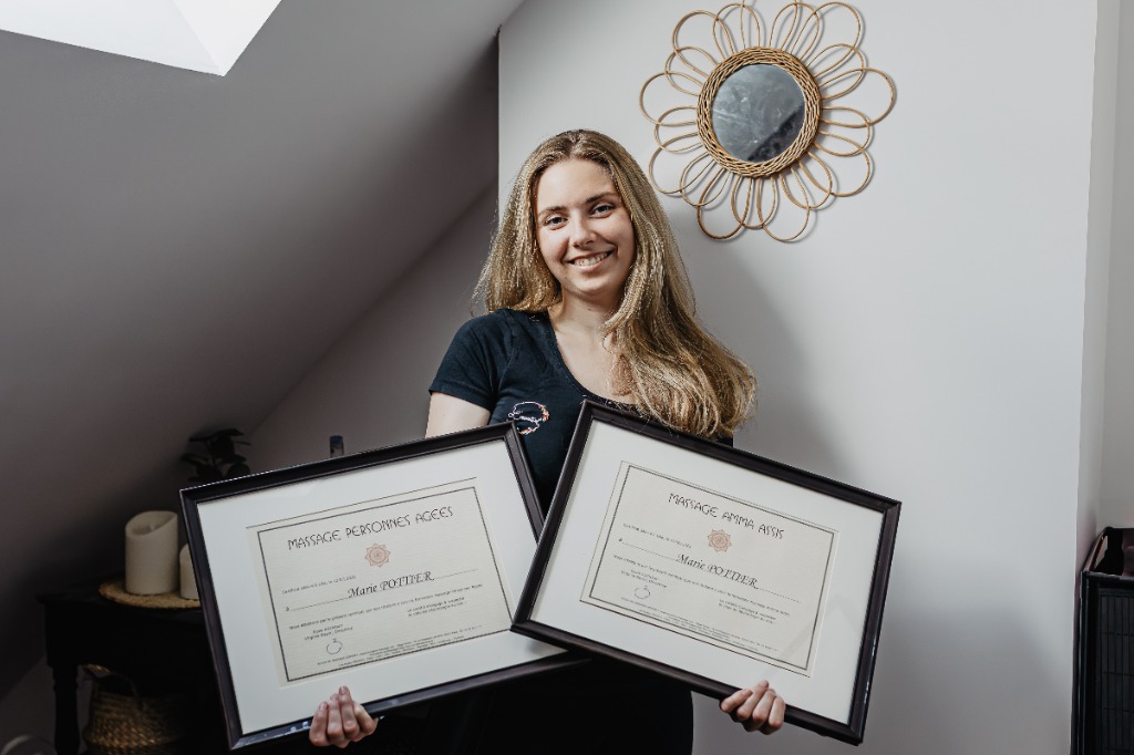 photo diplome Marie Pottier