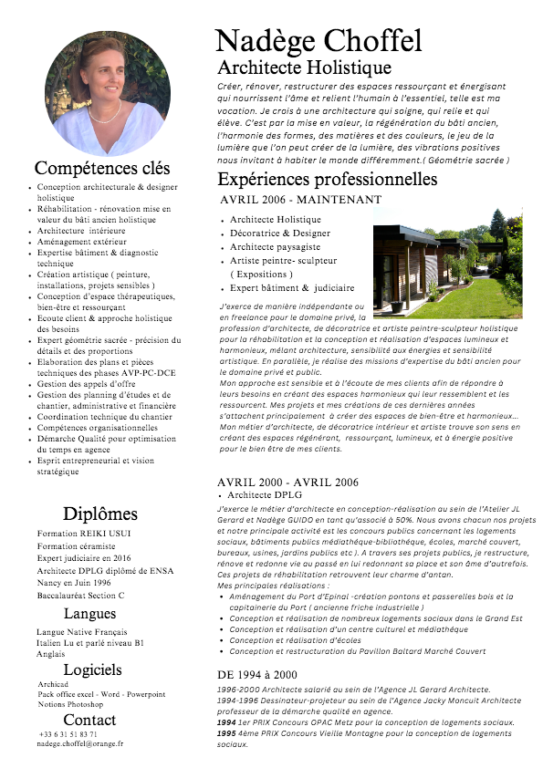 photo diplome Nadège CHOFFEL