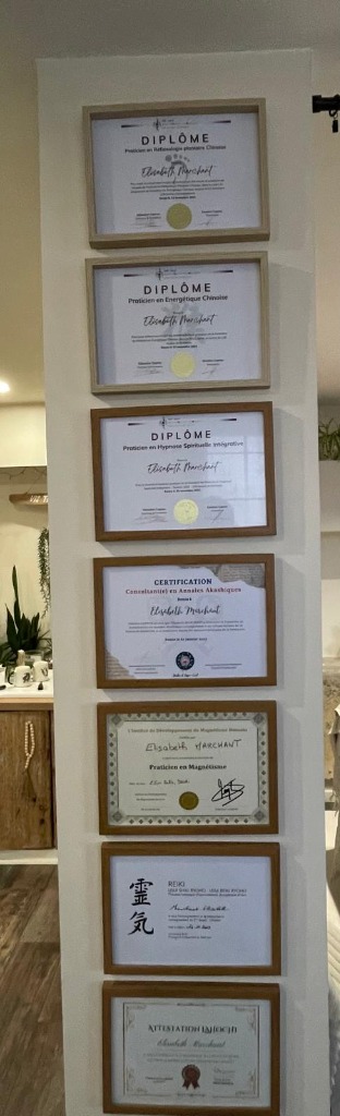 photo diplome Elisabeth Marchant - La Grange Corps et Âmes