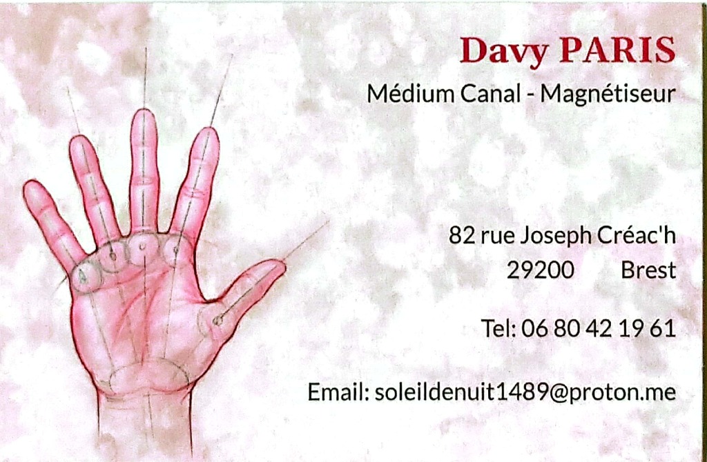 photo activite Davy PARIS Médium Magnétiseur