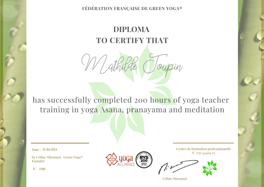 photo diplome Mathilde TOUPIN
