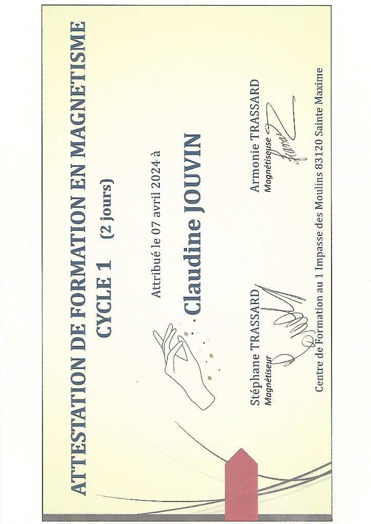 photo diplome Claudine B