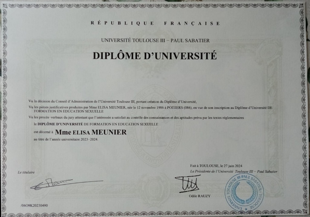 photo diplome Sexpleo