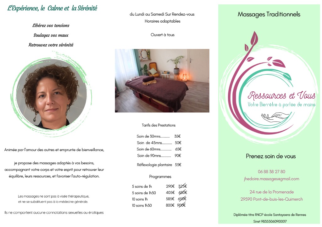 photo portrait Ressources et Vous massages - juliette