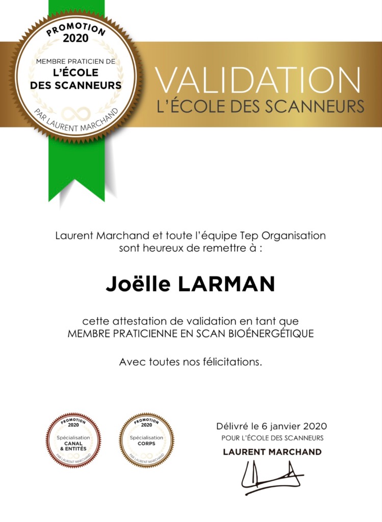 photo diplome Joelle Larman