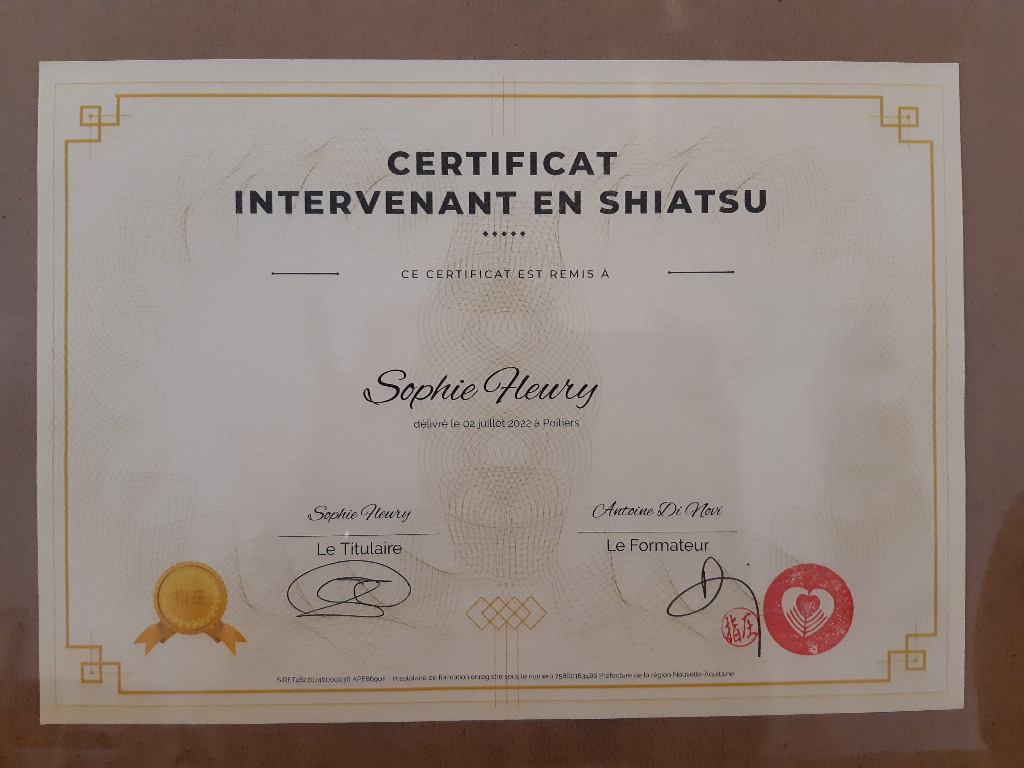 photo diplome Sophie Fleury