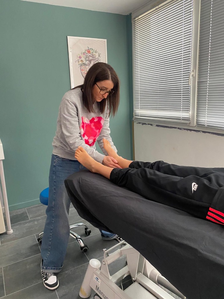 photo seance Claire Bourgeon Réflexologie