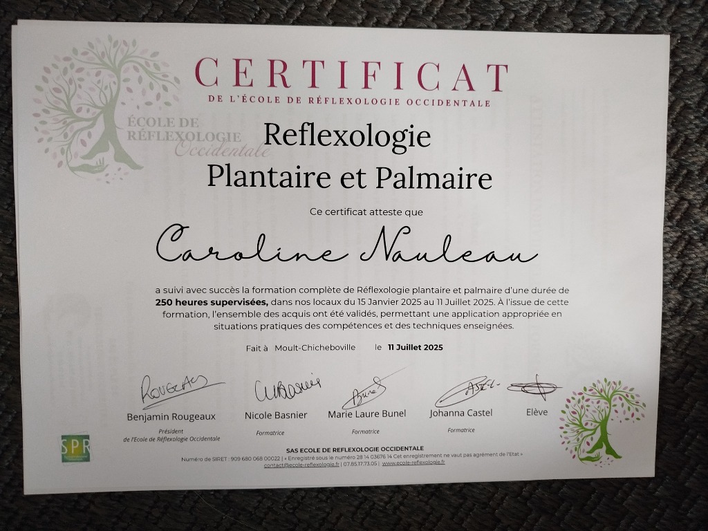 photo diplome Caroline Nauleau 