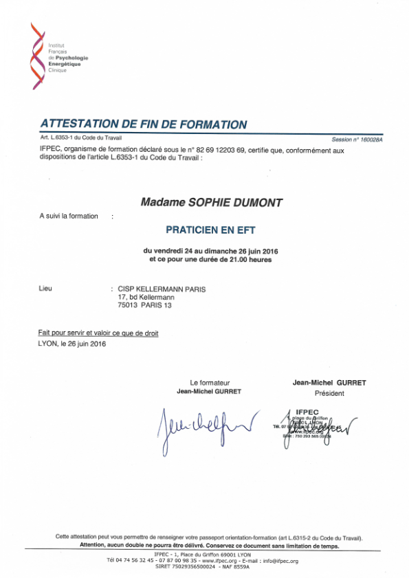 photo diplome Sophie WAJDA