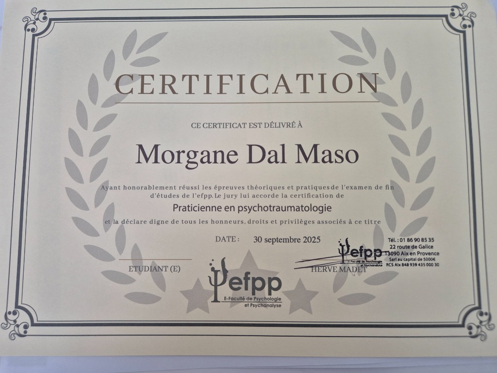 photo diplome Morgane DAL MASO