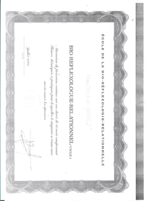 photo diplome Stéphanie MUTEZ