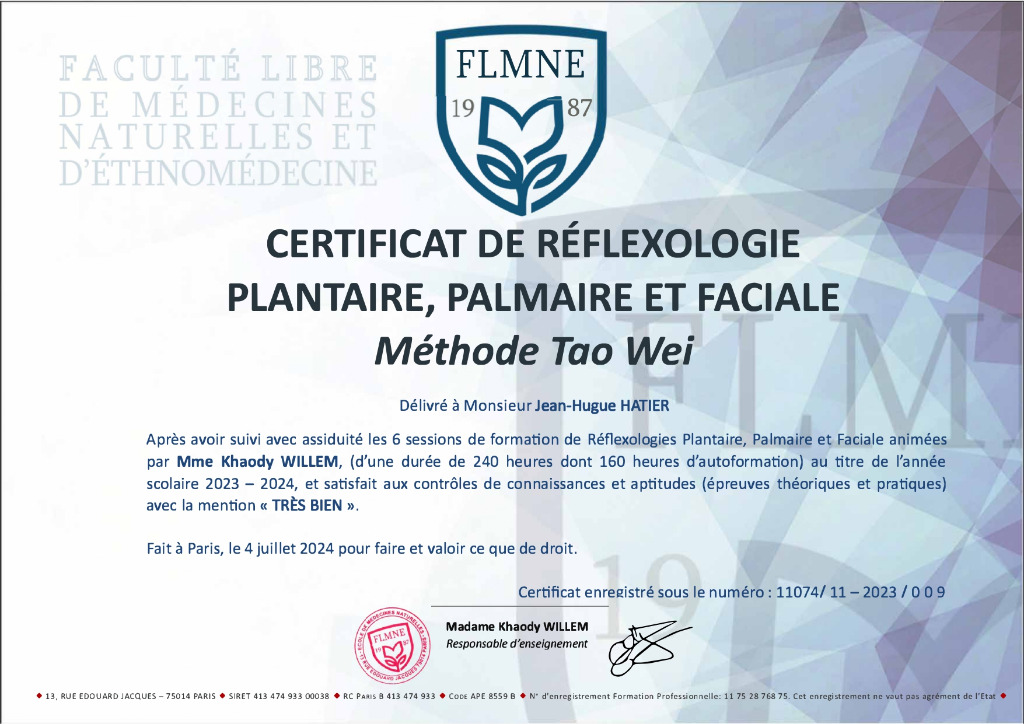 photo diplome Jean-Hugues HATIER