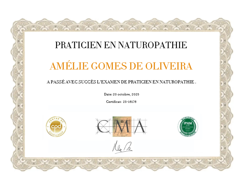 photo diplome Le Cocon d’Amélie