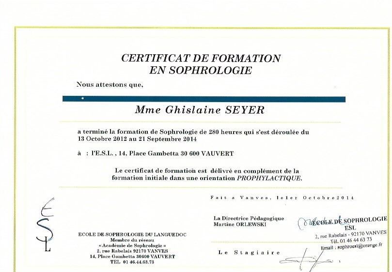 photo diplome AYURVITA MASSAGE 