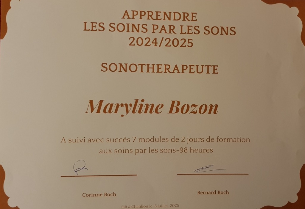 photo diplome Maryline Bozon