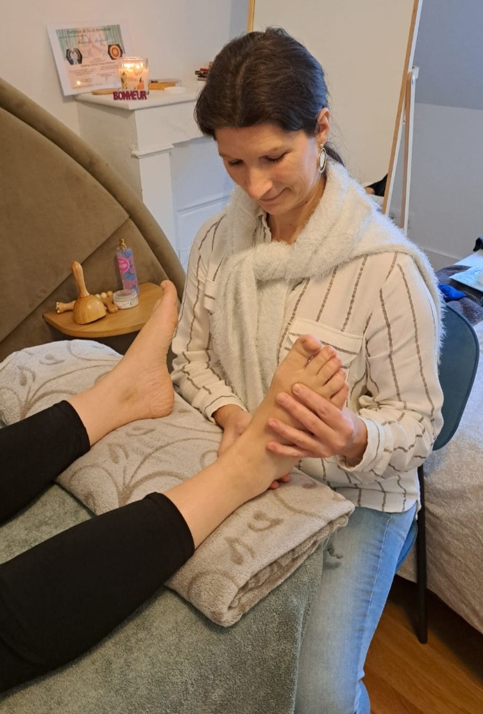 photo activite Delphine LEROUX Réflexologue 