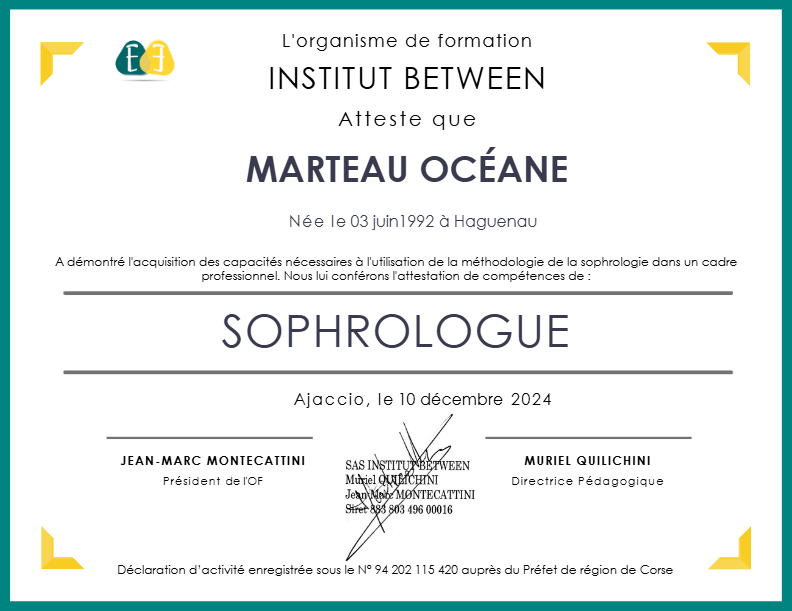 photo diplome Océane Marteau