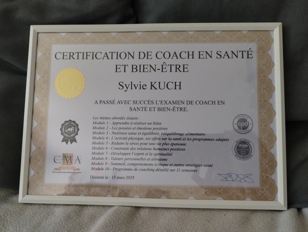 photo diplome Sylvie KUCH